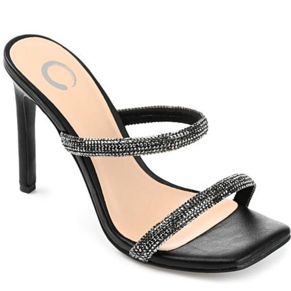 Journee Collection Shoes - Journee Collection Reena Black 8.5 Heels - Women's Dress Shoes